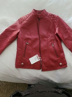 Ladies Faux Leather Jacket