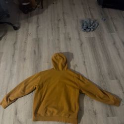 Mustard Yellow Pullover Hoodie