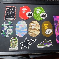 Bape Stickers 🐵