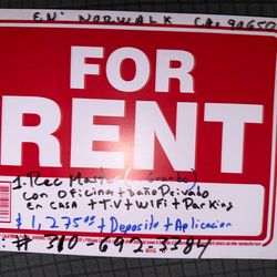 Se RENTA 1 Recamara Master(grande )Amueblada-Baño Privado-en Casa Familiar+Wifi+Parking+TV=$1