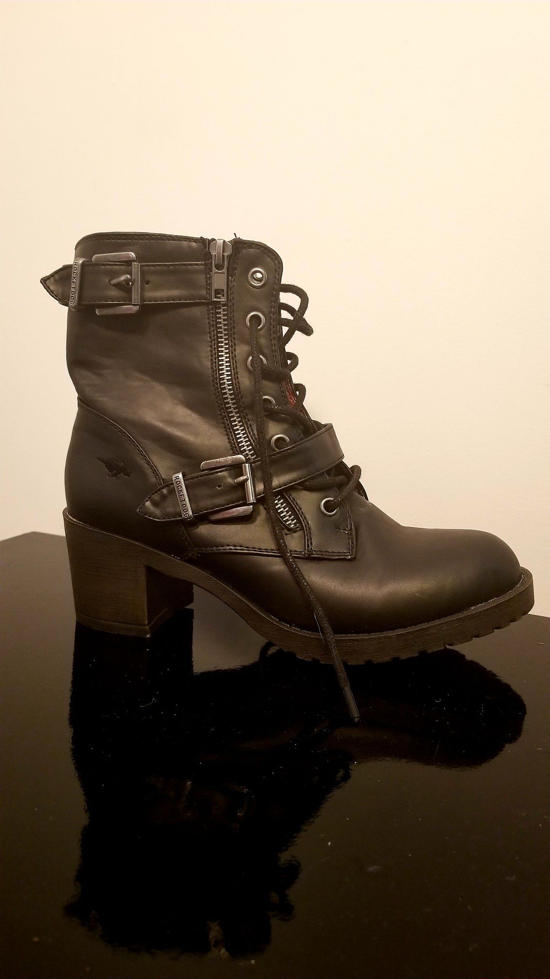 Black rocket dog boots