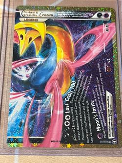 Pokemon 30th Anniversary Darkrai And Cresselia LEGEND 100/102 Gold Border Bottom