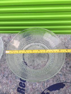 Lead Crystal Bowl Serving Dish No Cracks No Chips