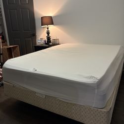 Mattress And Box Spring And Bed Frame