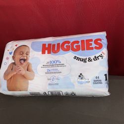 Huggies, Baby, Diapers, Size 1