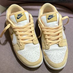 Nike Women's Dunk Low "Gold Suede”