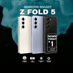 Take Home the Samsung Galaxy Z Fold 5 Today – Pay as Low as $1!