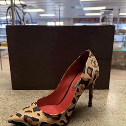 Louis Vuitton Leopard High Heels Size 36