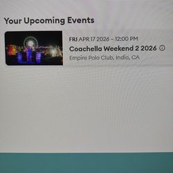 Coachella weekend 2 + shuttle pass