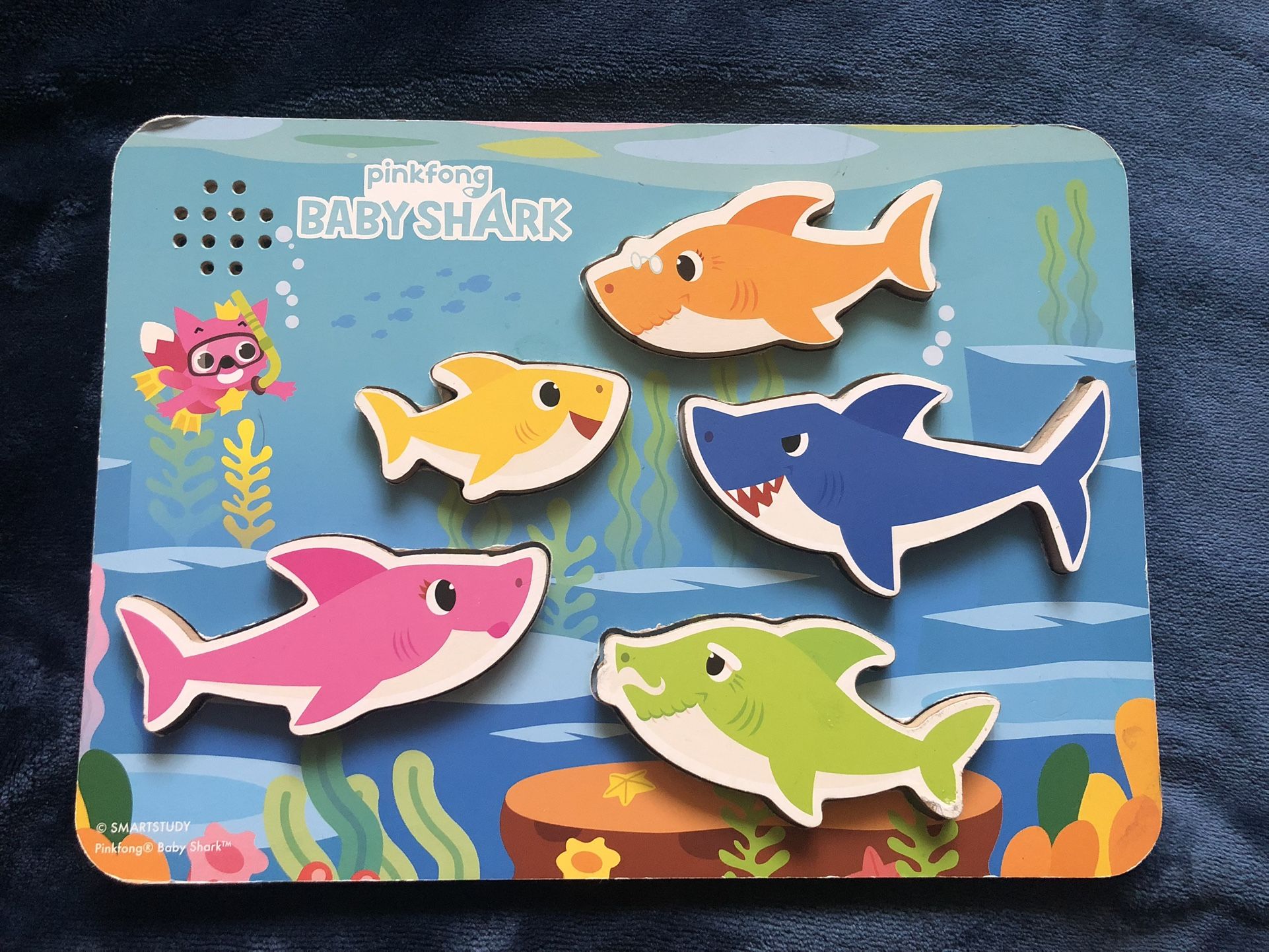 Baby Shark Chunky Wood Sound Puzzle