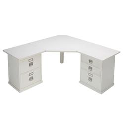Pottery Barn Bedford Corner Desk + File Cabinet