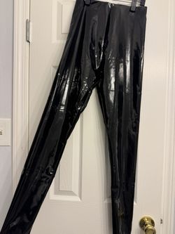 New Black Patent Pants Sz SM