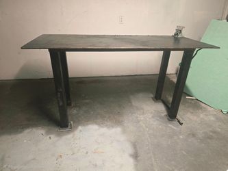 Steel Plate Work Bench Table