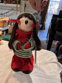 Christmas decoration vintage 1985 Caroling Kids by Sandra Hasson