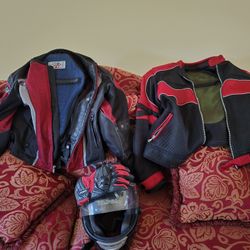 Motorcycle Joe Rocket Jacket Gloves, Bluetooth Hemlemt 