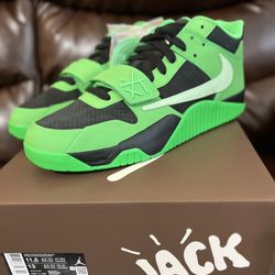 Jordan CJ1 T-Rexx Travis Scott Green Spark