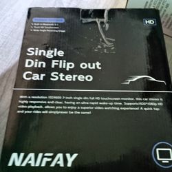 Naifay Din Flip Out Car Stereo 