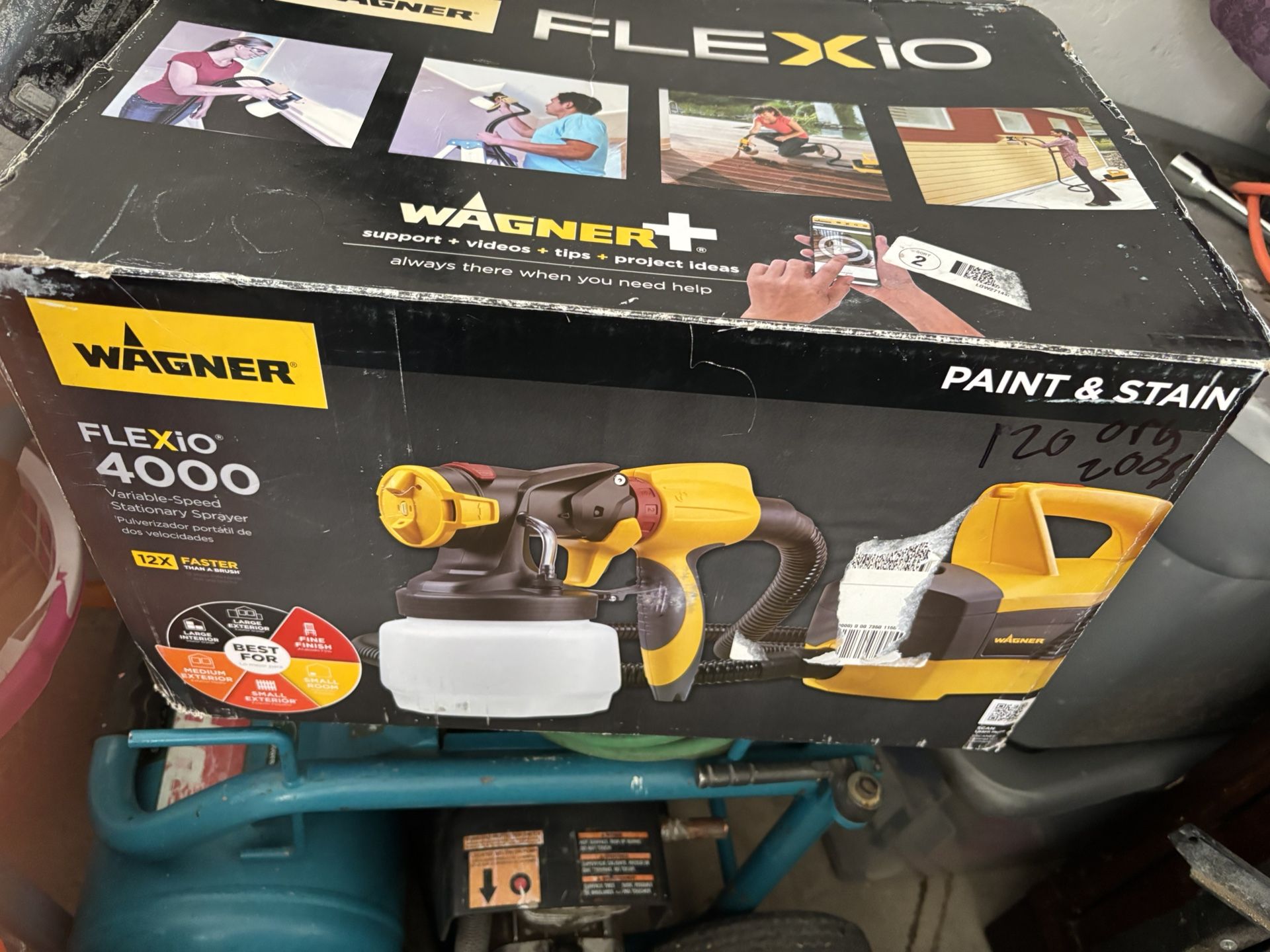gleitmittel kunststoff Wagner Flexio Cordless 600 (2424351) 18V 1.3L Cordless Sprayer main image 1