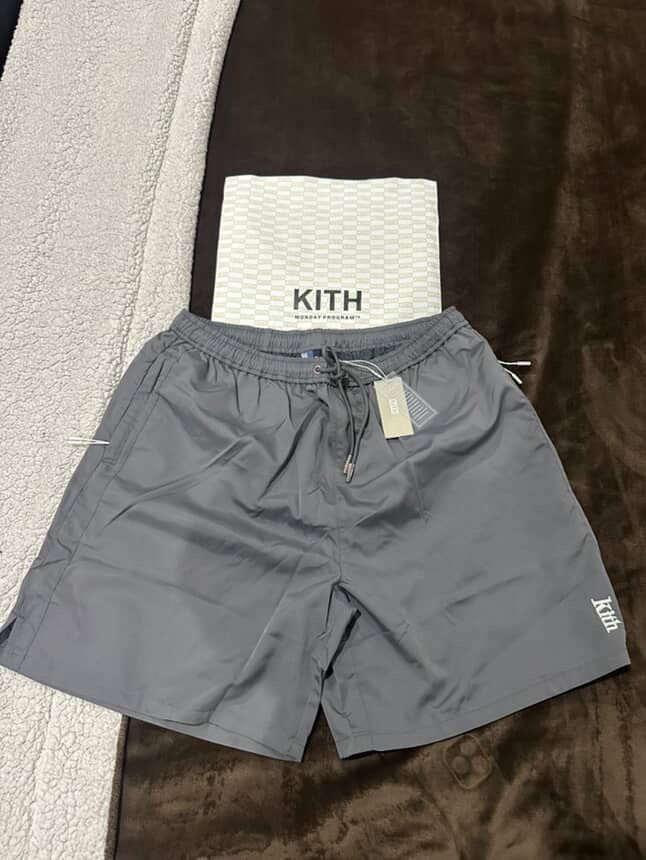 XL Gray Kith Swim Shorts