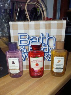 Bath & Body Works Body Wash Set of 3