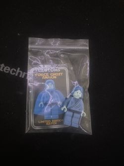 Lego Star Wars Brick Rebellion Custom Anakin Force Ghost Minifigure