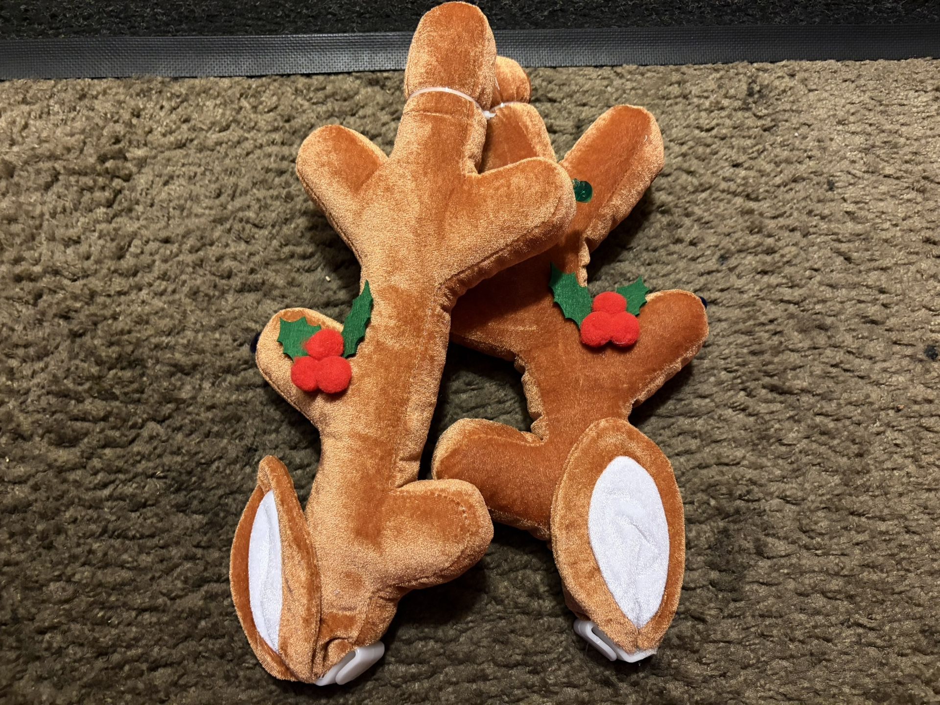 Car Reindeer Antlers (Party City Style) - Brand New (No Nose)