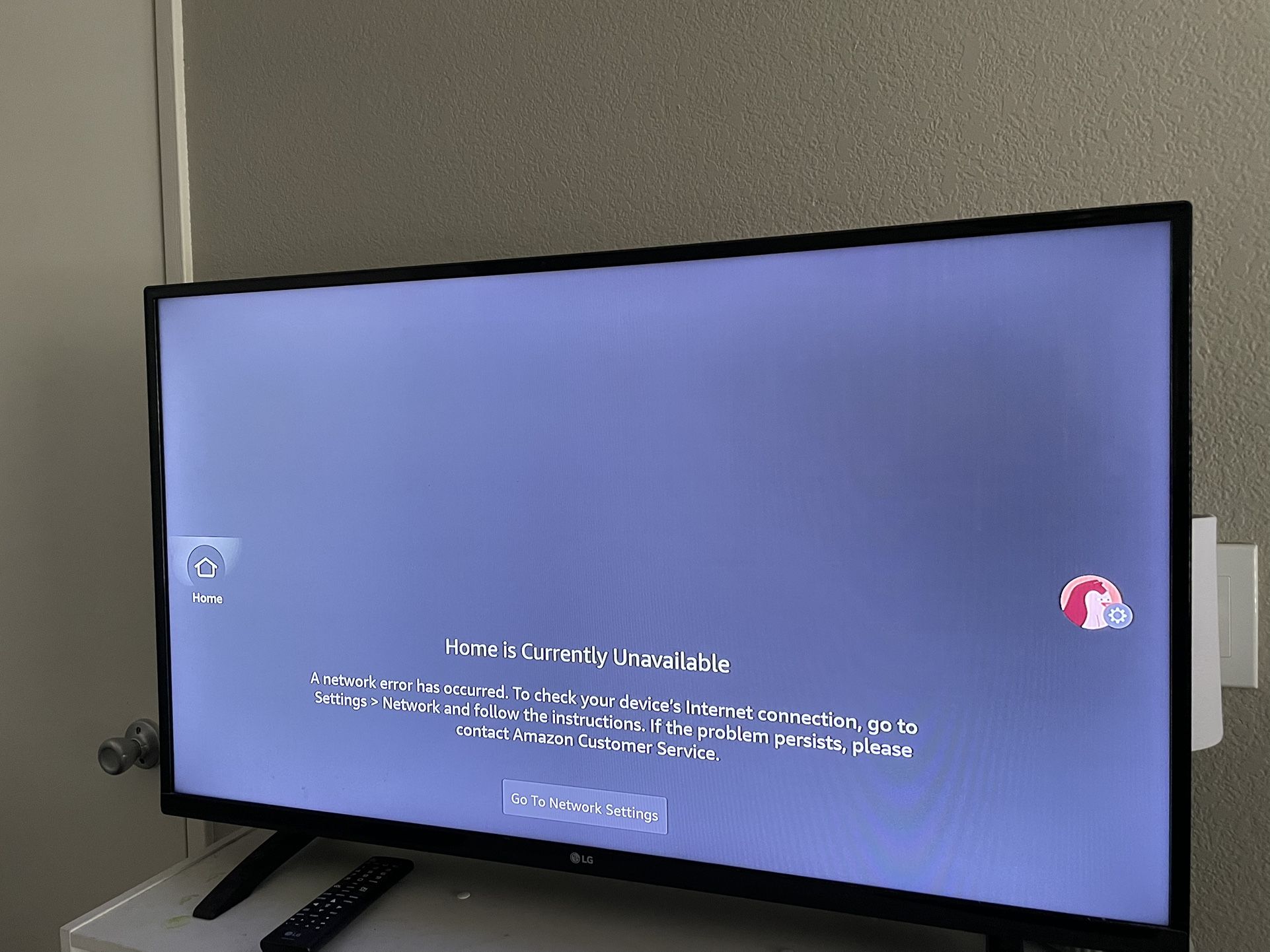 LG 40” LED TV + Amazon Firestick