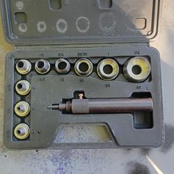 manual hole punch / knockout punch set