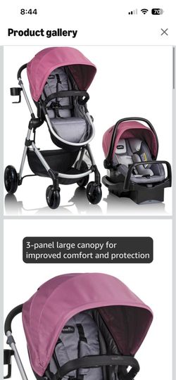 Evenflo pivot modular travel system with Litemax car seat