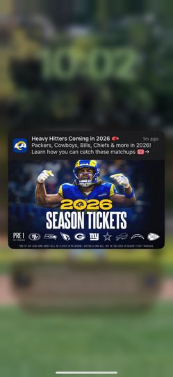 Rams 2026 Tickets