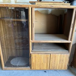 Wooden Entertainment Center