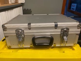 Aluminum Hard Equipment Carry Case w/ Foam Insert Lockable Storage Briefcase