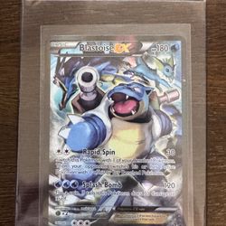 P.M. XY Black Star FA/Blastoise EX Promo