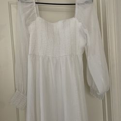 Brand New White Dress Size Medium 