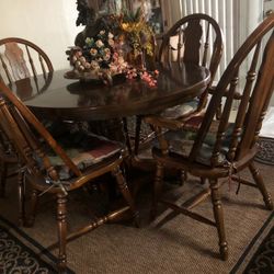 Wooden Dining Room Set