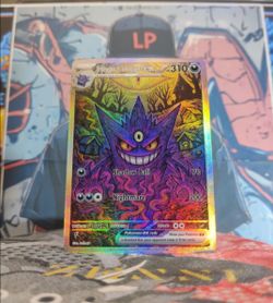 Gengar Mega  Full Art Holo Custom Made Fan Art Limited