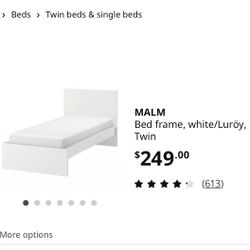 Malm Bed (IKEA) Twin Size