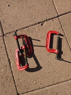 Jet Red C-Clamps Set of 3