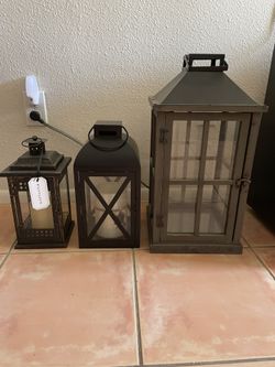 Lantern Style Candle Holders
