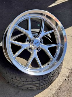 RIDLER 661 20x8.5 20x10 5x5 Staggered Wheels Tires C10 C1500 5 lug Silverado Sierra