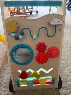 B toys wooden walker