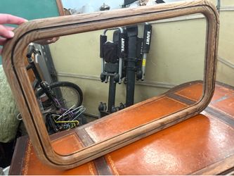 Vintage Wood Mirror