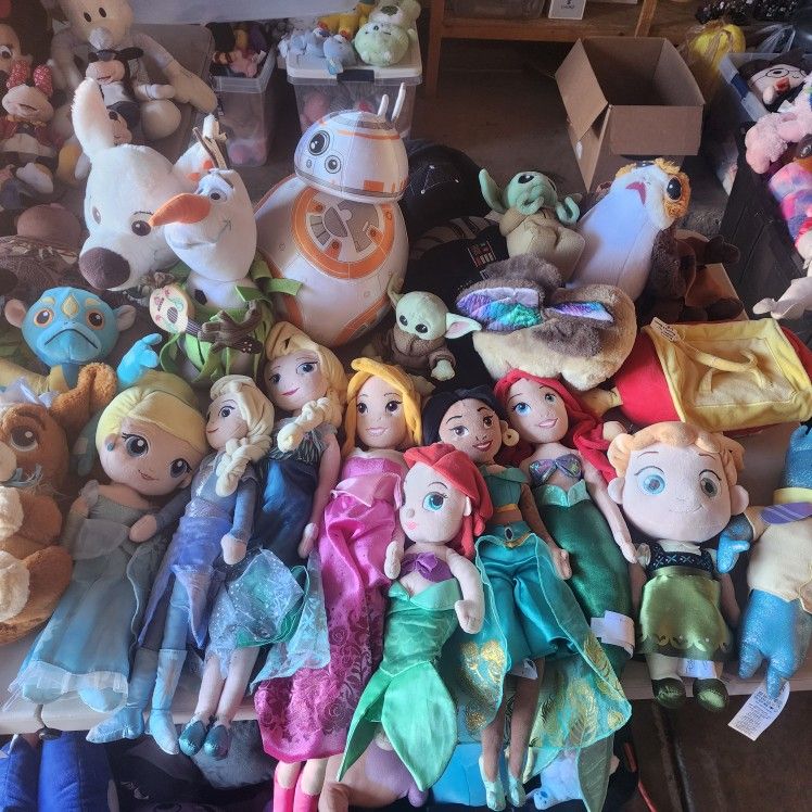 90+ Disney Plushie Lot 