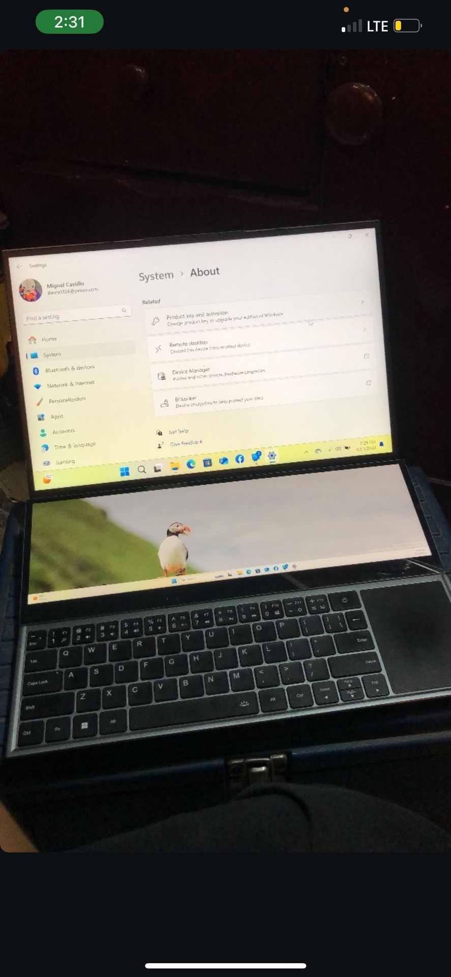 GCF Duet Dual-Screen Laptop