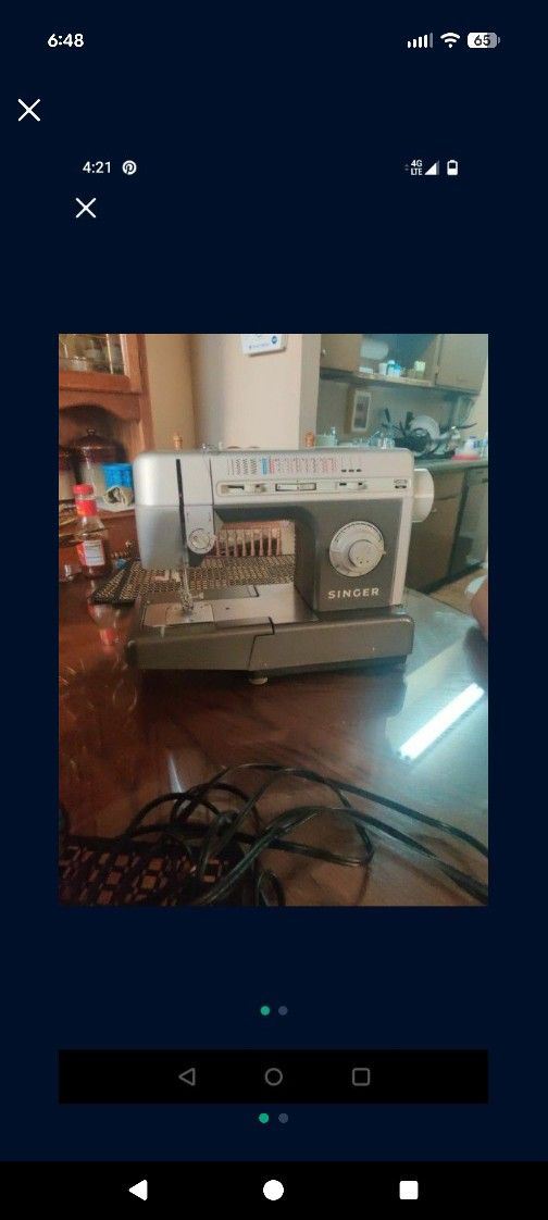 Singer CG-590 Commercial Grade Sewing Machine With Bag Case