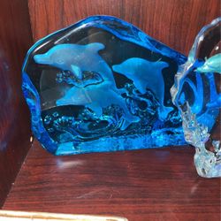 Paperweight Glass Collection Prices Vary $20.00-$60.00 Some Glow With UV Light 