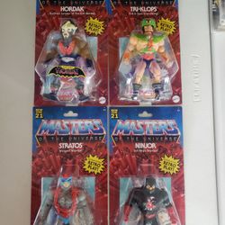 Mattel Masters Of The Universe 4 Pack