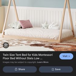 Twin Size Tent Bed Frame