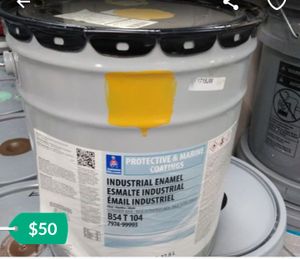 Photo $50.00 EXTERIOR OIL-BASED PAINT 🏫 THIS PAINT CAN BE USED ON METAL, ALUMINUM, WOOD, HARDIPLANK AND CEMENT