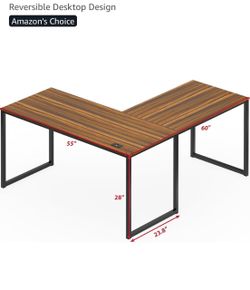 L shape desk